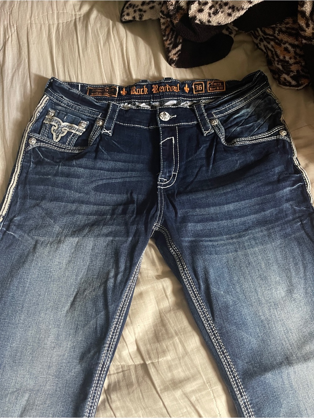 Rock Revival Men Jeans 36x32